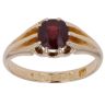 18ct Yellow Gold Garnet Signet Ring