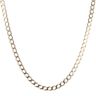 9ct Yellow Gold Curb Chain 20"