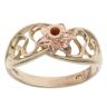 9ct Yellow and Rose Gold Daffodil Openwork Clogau Ring