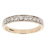 9ct Yellow Gold 0.50ct Diamond Eternity Ring