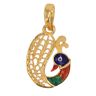 22ct Yellow Gold Peacock Pendant