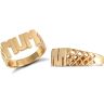9ct Yellow Gold Mum Basket Ring