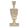 9ct Yellow Gold Cubic Zirconia Nefertiti Pendant