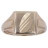 9ct Yellow Gold Patterned Signet Ring