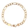 9ct Yellow Gold Figaro Bracelet 7.5"