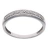 9ct White Gold 0.06ct Brilliant Cut Diamond Eternity Ring