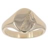 9ct Yellow Gold Oval Signet Ring