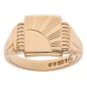 9ct Yellow Gold Patterned Signet Ring
