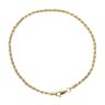 14ct Yellow Gold Rope Bracelet 8"