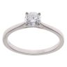 Platinum 0.50ct Brilliant Cut Lab Grown Diamond Solitaire Ring