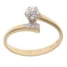 18ct Yellow Gold 0.40ct Brilliant Cut Diamond Solitaire Ring