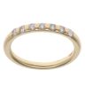 18ct Yellow Gold 0.25ct Brilliant Cut Diamond Half Eternity Ring