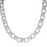 Sterling Silver Patterned And Plain Belcher Chain 24"