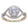 9ct Yellow Gold Cubic Zirconia Fancy Ring