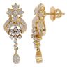 18ct Yellow Gold 0.80ct Brilliant Cut Diamond Cluster Earrings