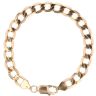 9ct Yellow Gold Curb Bracelet 7.5"