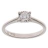 9ct White Gold 0.17ct Brilliant Cut Diamond Solitaire Ring