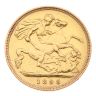 1899 Victoria Old Head UK Half Sovereign Coin