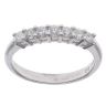 18ct White Gold 0.50ct Brilliant Cut Diamond Seven Stone Eternity Ring