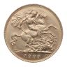 1908 Edward VII Large Head UK Half Sovereign Coin