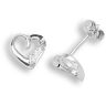 9ct White Gold 0.06ct Diamond Stud Earrings