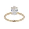 18ct Yellow Gold 1.27ct Oval Cut Lab Grown Diamond Solitaire Ring