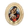 14ct Yellow Gold Our Lady Gemstone Ring
