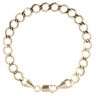 9ct Yellow Gold Curb Bracelet 7.5"