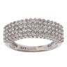 9ct White Gold 0.75ct Brilliant Cut Diamond Fancy Ring
