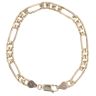 9ct Yellow Gold Figaro Chain 7"