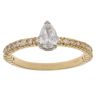 9ct Yellow Gold 0.70ct Pear And Brilliant Cut Diamond Solitaire Ring