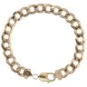 9ct Yellow Gold Curb Bracelet 8.5"