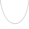 18ct White Gold Twist Fancy Chain 18"