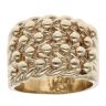 9ct Yellow Gold Four Row Keeper Ring