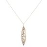 9ct Yellow Gold Celtic Fancy Pendant and Chain 18"