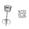 Platinum 2.00ct Brilliant Cut Lab Grown Diamond Solitaire Studs