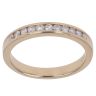 18ct Yellow Gold 0.20ct Brilliant Cut Diamond Half Eternity Ring