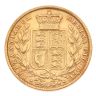1872 Victoria Old Head Shield UK Full Sovereign Coin