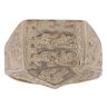 9ct Yellow Gold England Three Lions Shield Ring