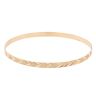 9ct Yellow Gold Diamond Cut Patterned Bangle