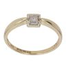 9ct Yellow Gold 0.10ct Diamond Solitaire Ring