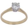 14ct Yellow Gold 1.10ct Brilliant Cut Diamond Solitaire Ring