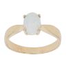 14ct Yellow Gold Opal Single Stone Ring