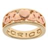 9ct Yellow And Rose Gold Cariad Heart Clogau Ring
