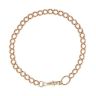 9ct Rose Gold Albert Bracelet 8"
