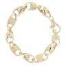 9ct Yellow Gold  Plain and Patterned Tulip 7.5"