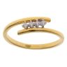 22ct Yellow Gold Cubic Zirconia Four Stone Ring