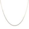 9ct Yellow Gold Square Curb Chain 22"