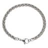 Unique & Co Stainless Steel Polished Spiga Bracelet 8.5"