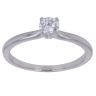 9ct White Gold 0.25ct Brilliant Cut Lab Grown Diamond Solitaire Ring
